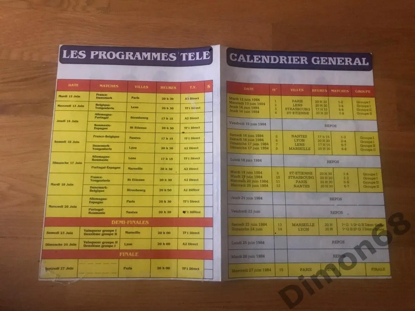 сб франции 1984г 1