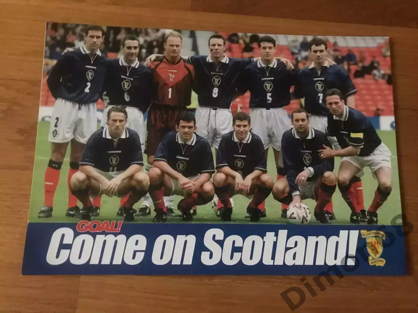 сб англии; сб шотландия евро 2000г из английского журнала 1