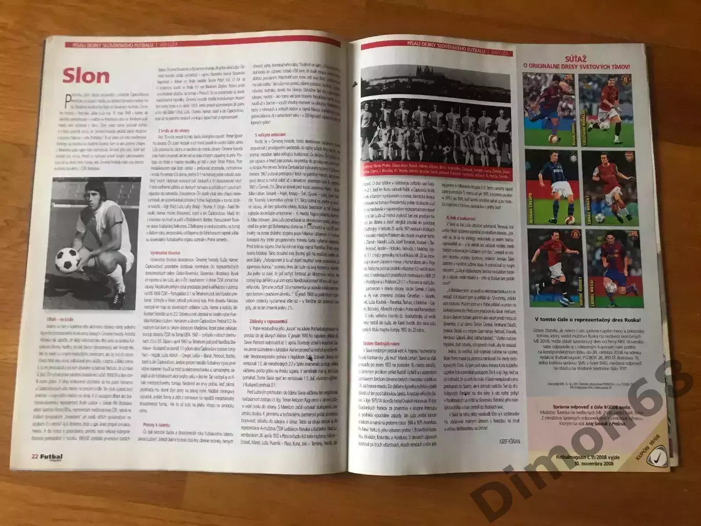 Futbal magazine номер 10. 2008г целый 7