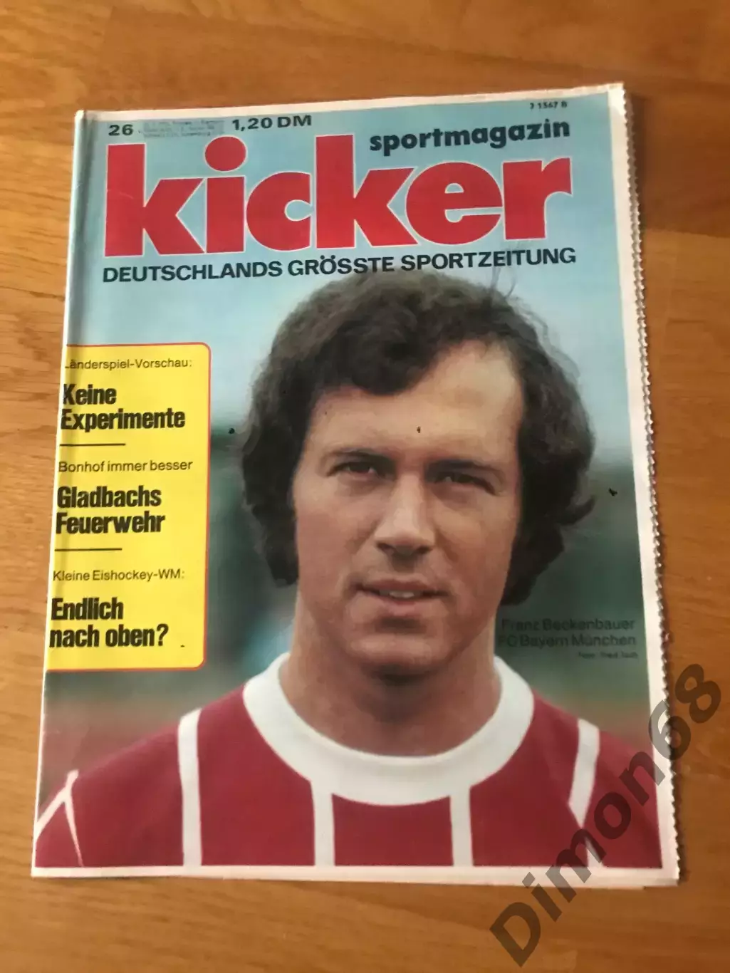 Kicker 1974г не целый только футбол