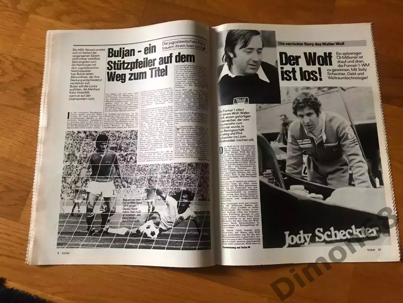 Kicker номер 48 1977г не целый без газетной вкладки 2