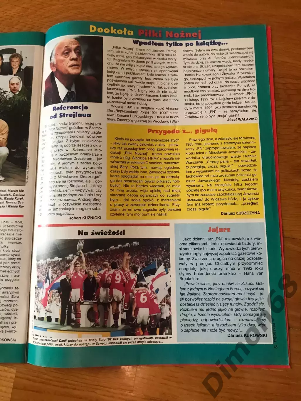 Pilka Nozna 1998г номер 10 без центрального постера а3 4