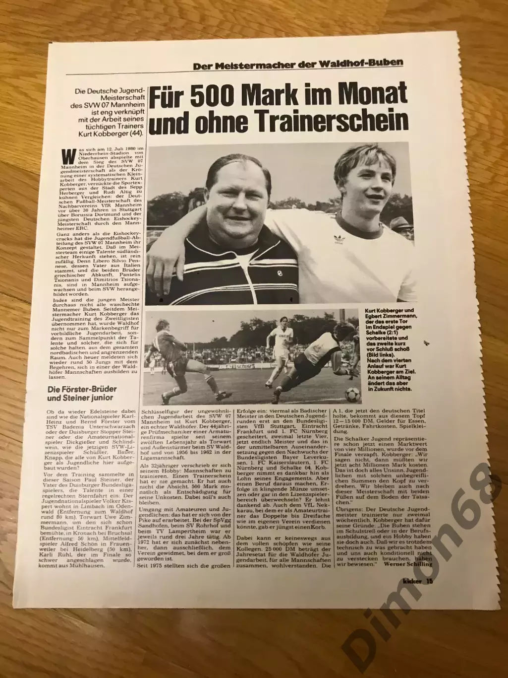 kicker: бавария 1980г чемпион германии 1