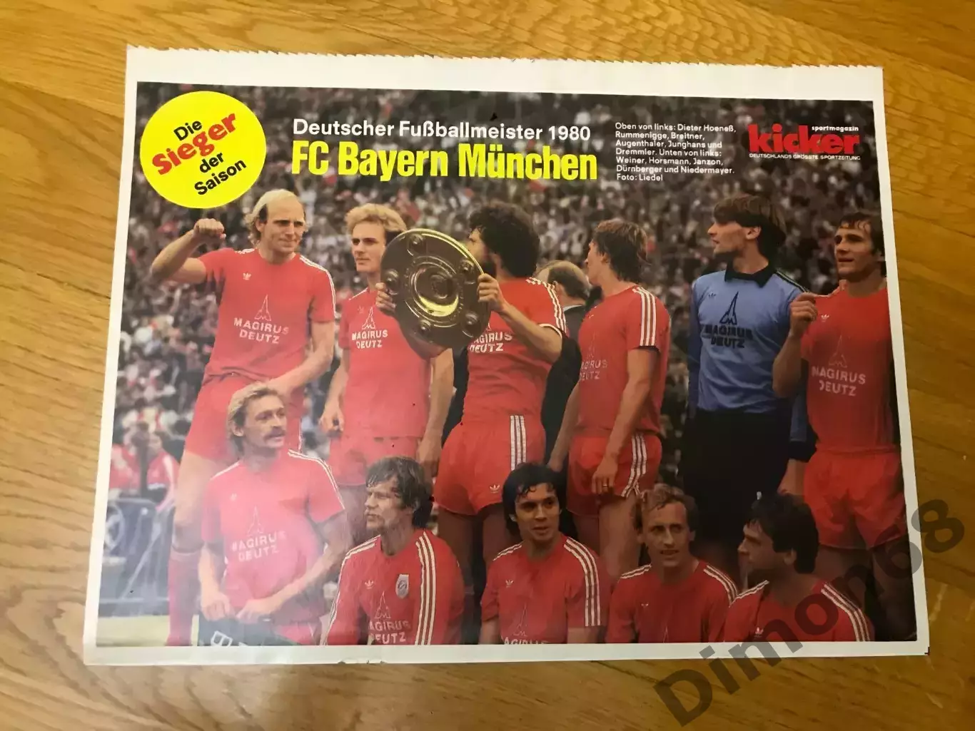 kicker: бавария 1980г чемпион германии
