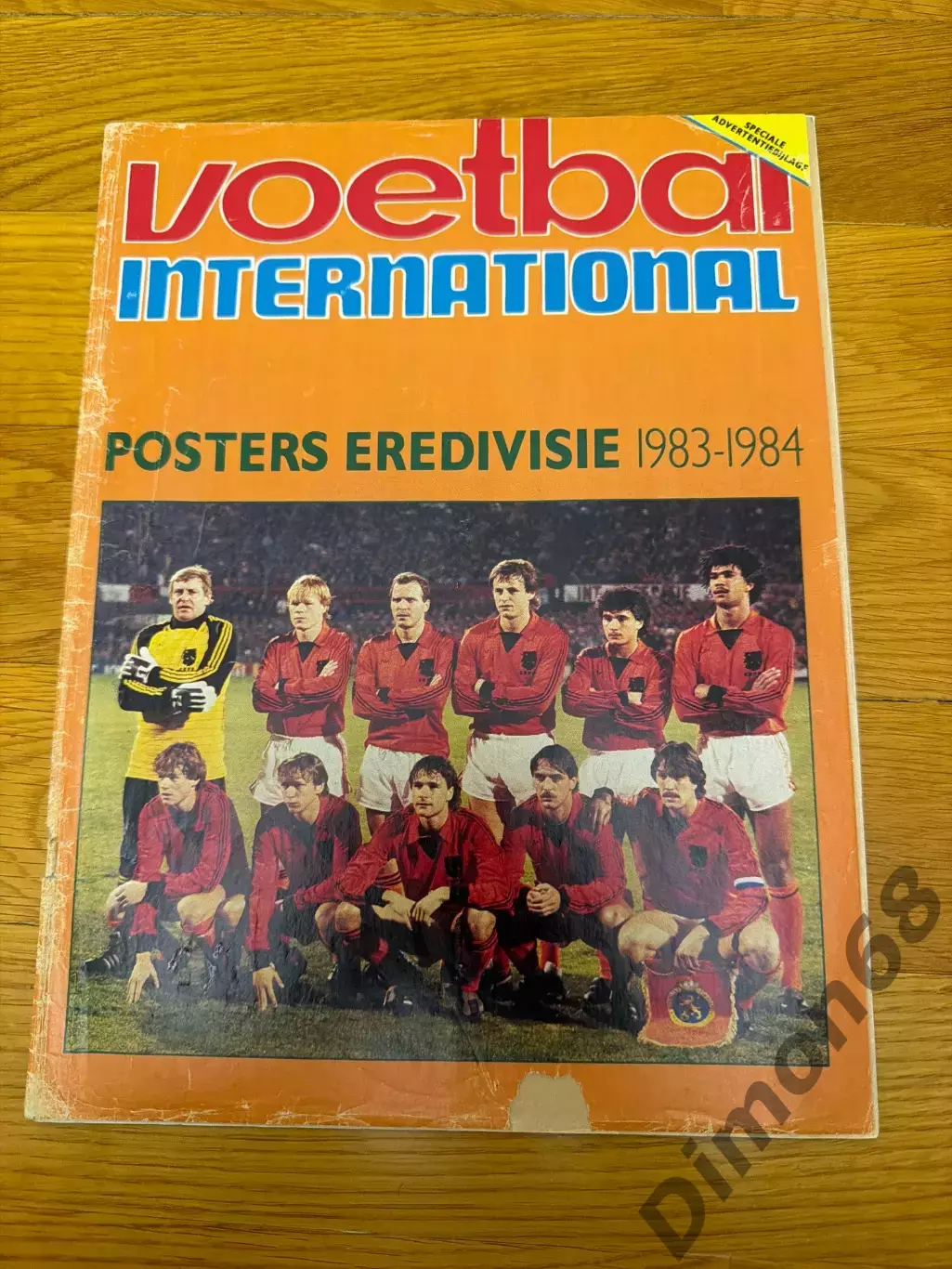 Voetbal чемпионат Голландии сезон 1983/84г 18 команд а4
