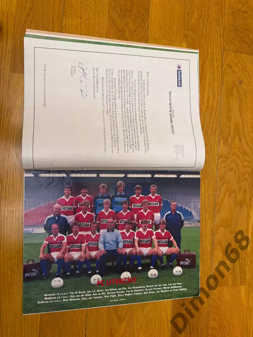 Voetbal чемпионат Голландии сезон 1983/84г 18 команд а4 3