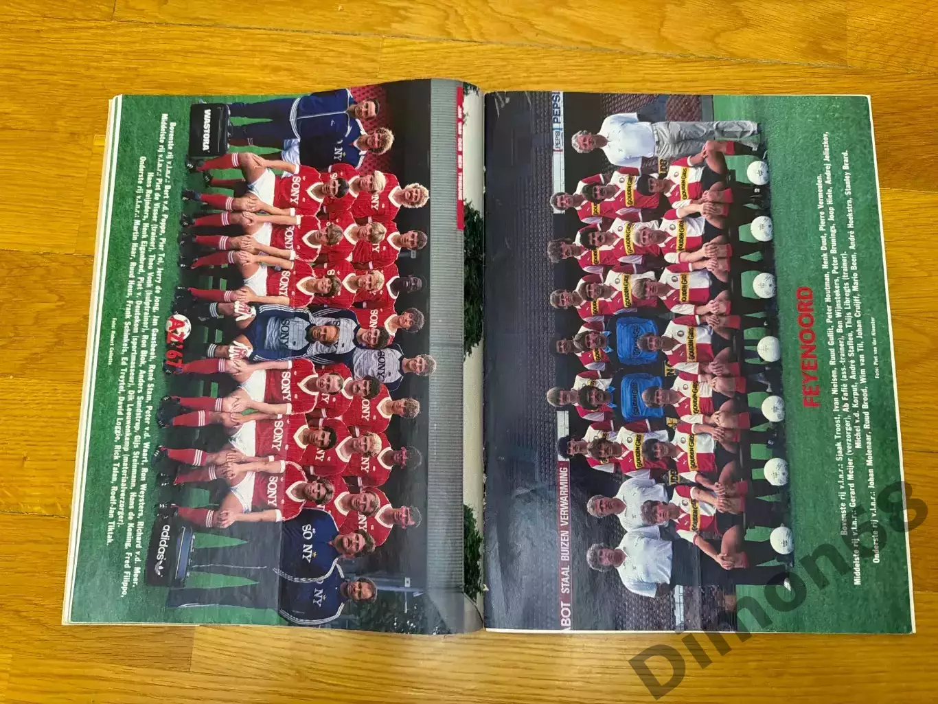 Voetbal чемпионат Голландии сезон 1983/84г 18 команд а4 4