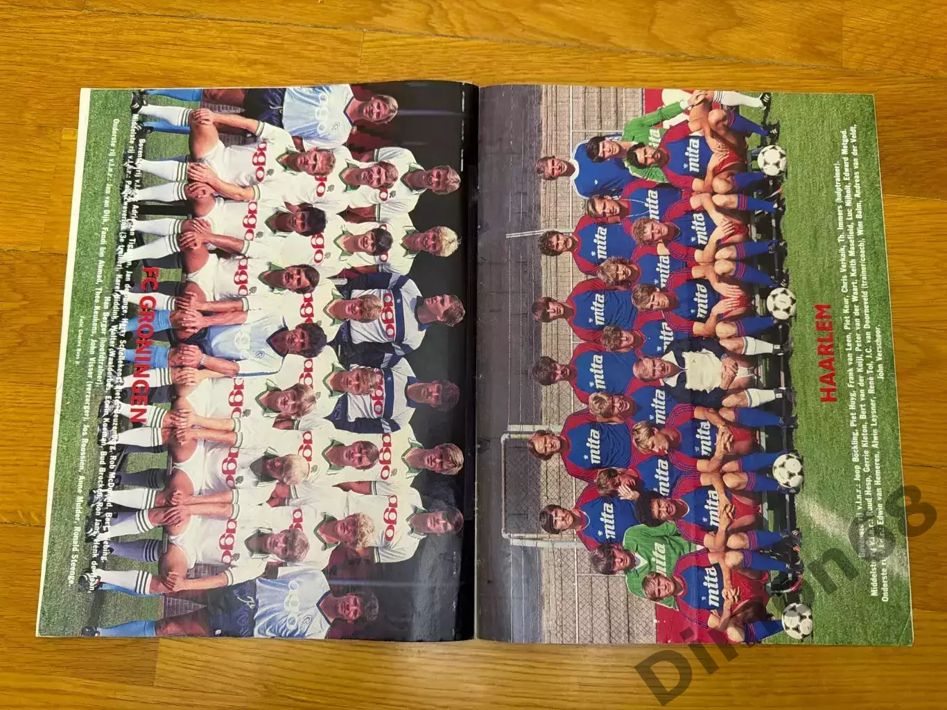 Voetbal чемпионат Голландии сезон 1983/84г 18 команд а4 5