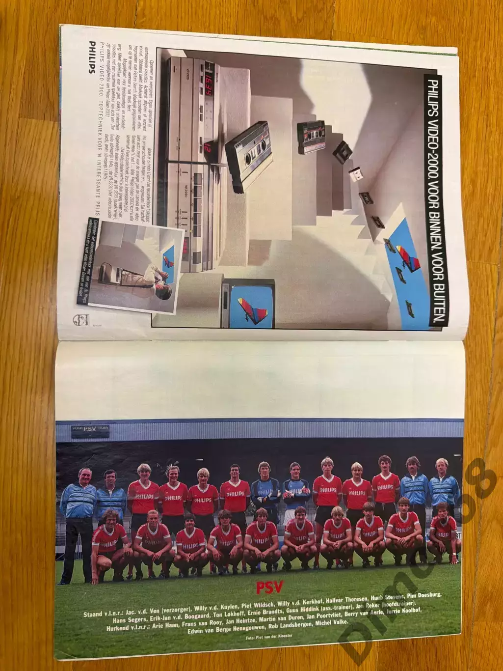 Voetbal чемпионат Голландии сезон 1983/84г 18 команд а4 6