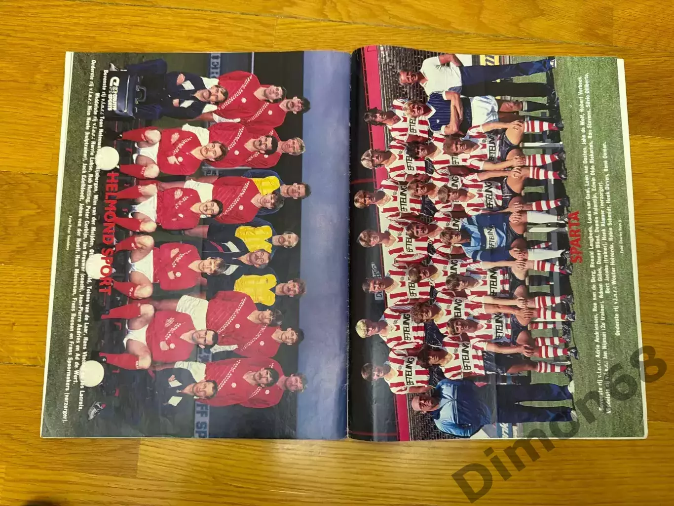 Voetbal чемпионат Голландии сезон 1983/84г 18 команд а4 7