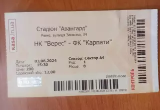 НК Верес Рівне - Карпати Львів 03.08.2024