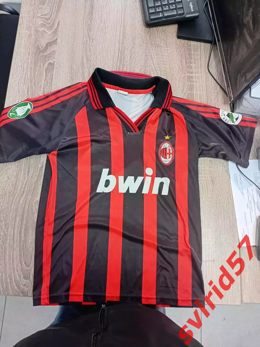 Футболка дитяча ФК Мілан.