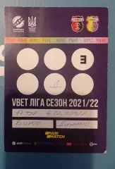 Верес Рівне - Динамо Київ 04.12.2021