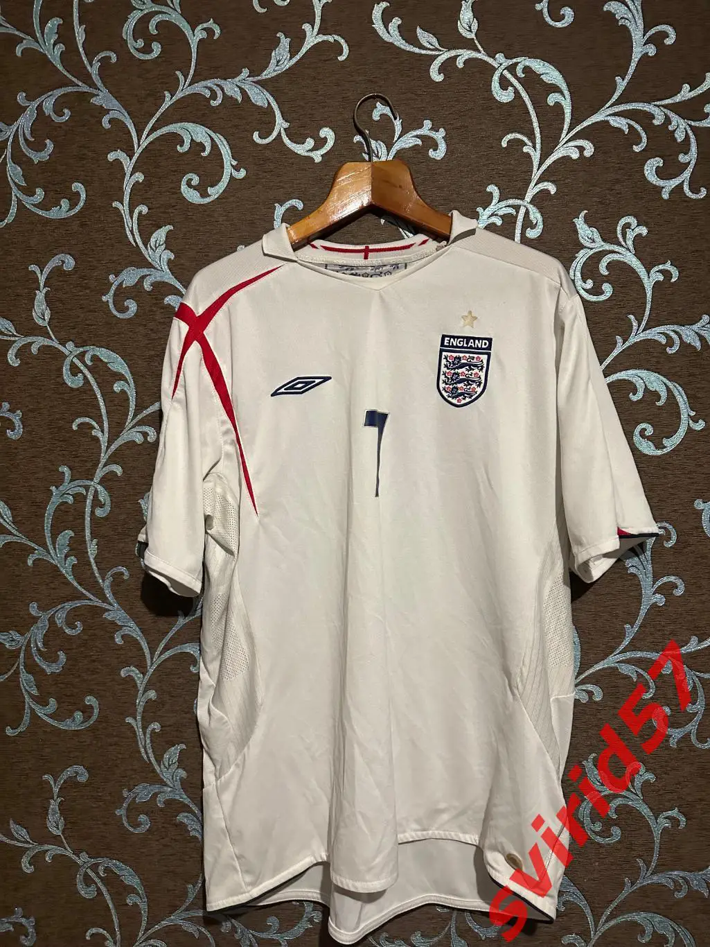 Футболка збірна Англії. Д. Бекхем №7
