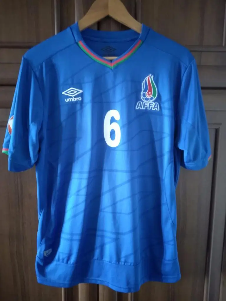 Оригинальная игровая футболка. Сборная Азербайджана. Азербайджан