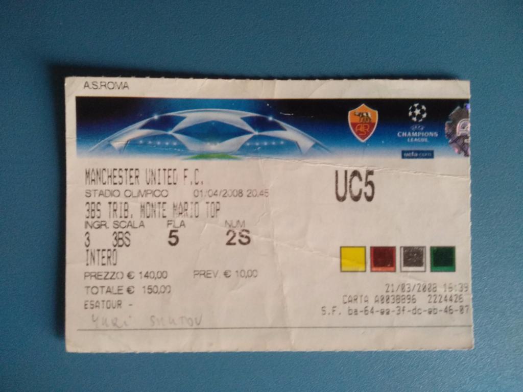 Рома - Манчестер Юнайтед 2008