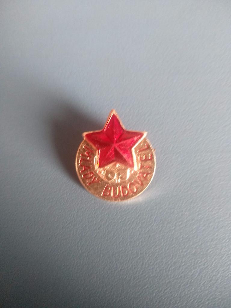 Знак/значок. СССР. Польша. Юный строитель