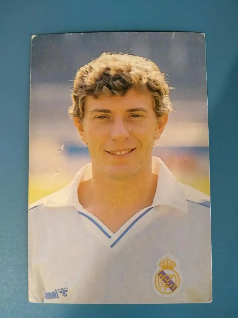 Открытка Реал Испания. Эмилио Бутрагеньо