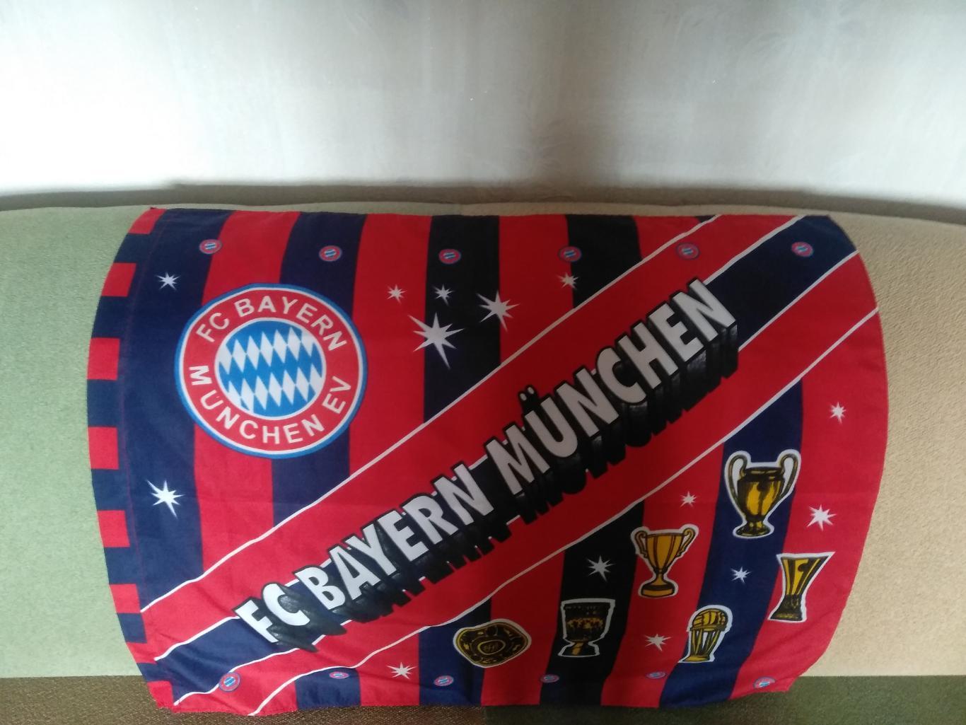 Флаг. Бавария Мюнхен Германия. Настенный флаг, 1990 - е года