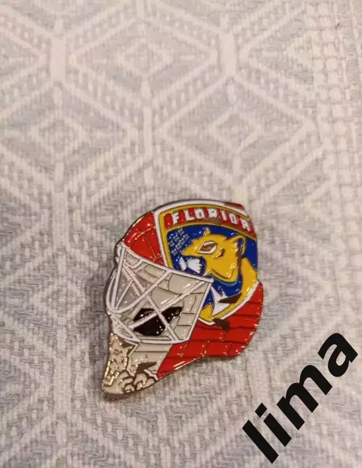 Знак хоккей НХЛ Шлем Бобровский Флорида Пантерс