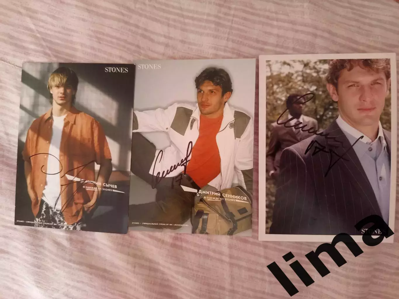Оригинал Дмитрий Сычев, Сенников-ФК Локомотив Москва Stones+ автограф Оригинал