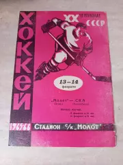 Молот Пермь - Ска Новосибирск 13-14.02.1966