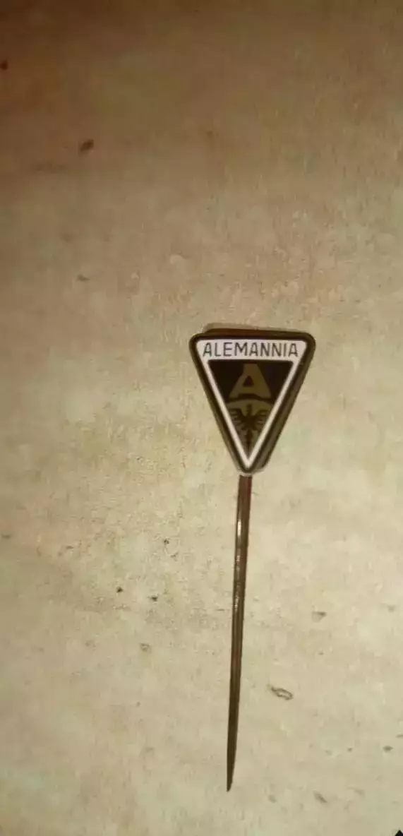 Знак футбол Официальный ФК Алемания Ахен Германия 70-80 е года