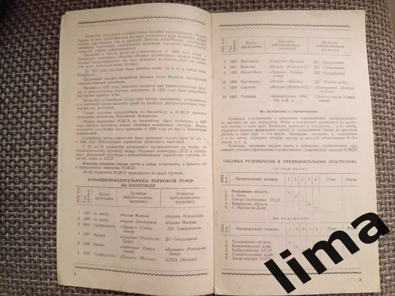 Баскетбол Краснодар,Нальчик,Ставрополь, Ростов на Дону,Каменск- Шахтинск1956 1