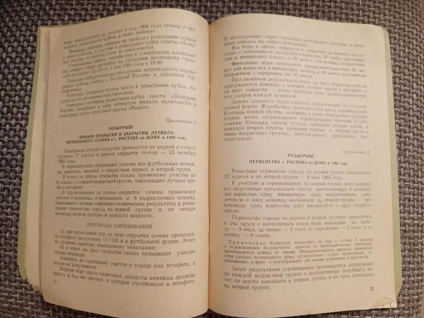 Проведение областных соревнований г.Ростов-на-Дону,Таганрог,1966 тираж 400 2