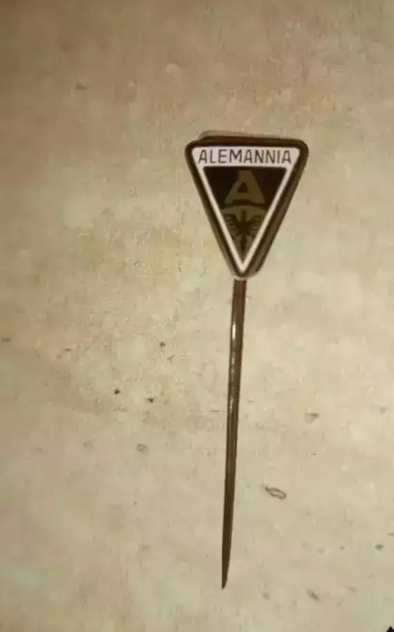 Знак футбол Официальный ФК Алемания Ахен Германия 70-80 е года