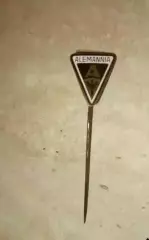 Знак футбол Официальный ФК Алемания Ахен Германия 70-80 е года