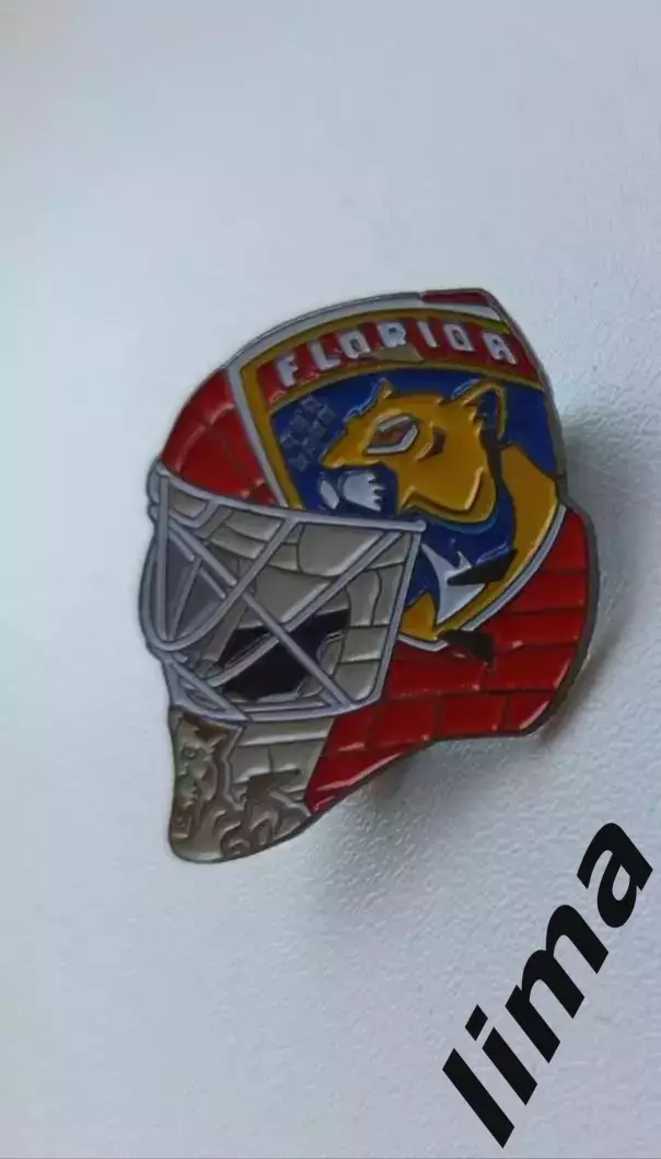 Знак хоккей НХЛ Шлем Бобровский Флорида Пантерс