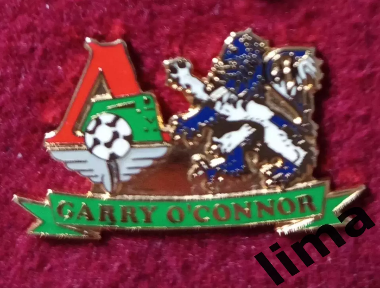 Знак ФК Локомотив Москва Гарри о'Коннор 2006/2007