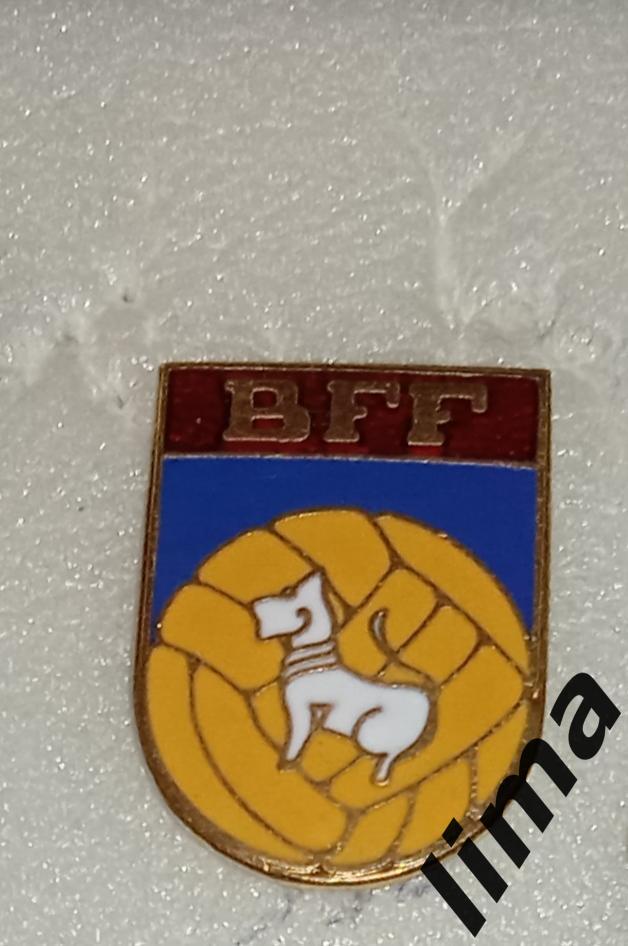 Оригинал знак Федерация футбола Бирма 1970- х годов Производство Португалия