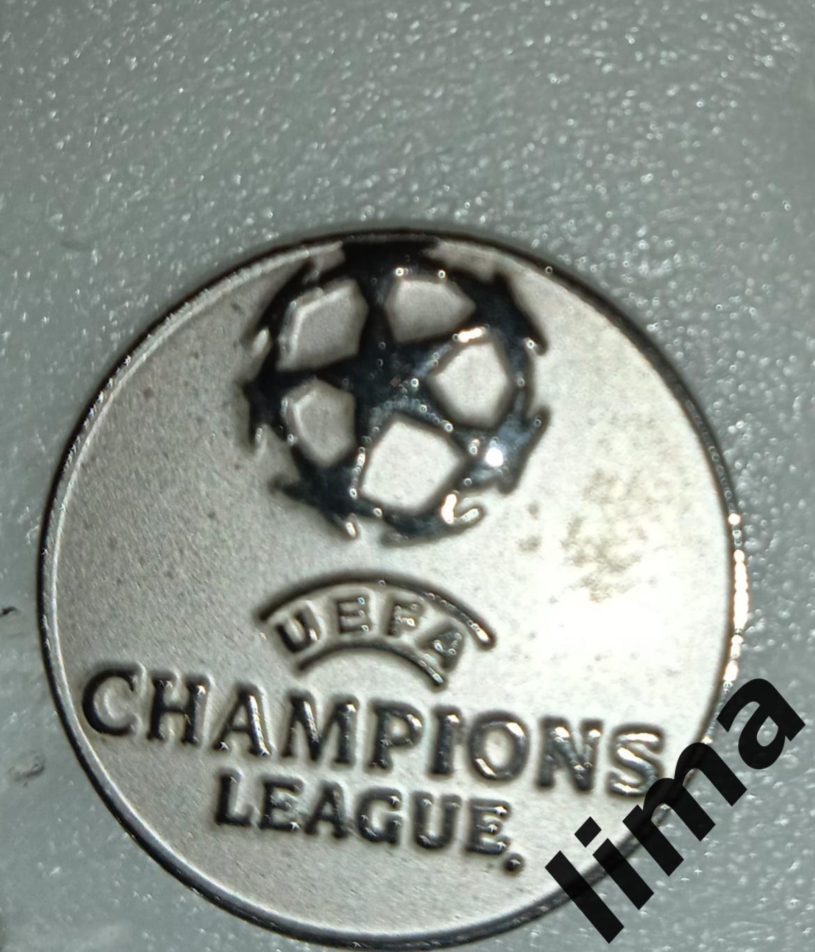 Знак футбол Лига Чемпионов УЕФА официальный