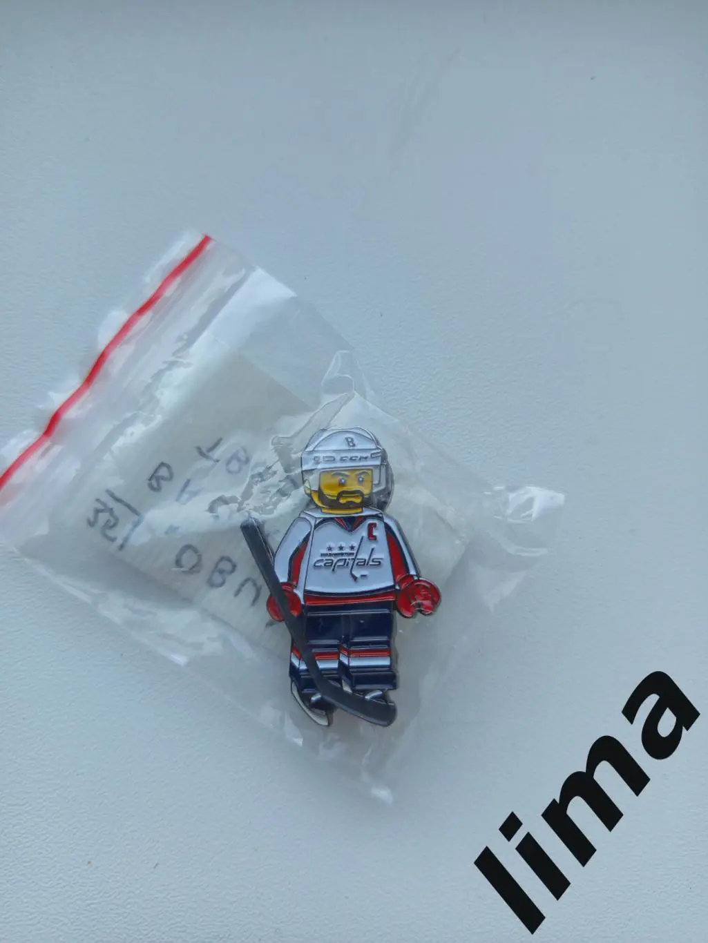 Знак Лего хоккей Алесандр Овечкин Вашингтон Кэпиталз