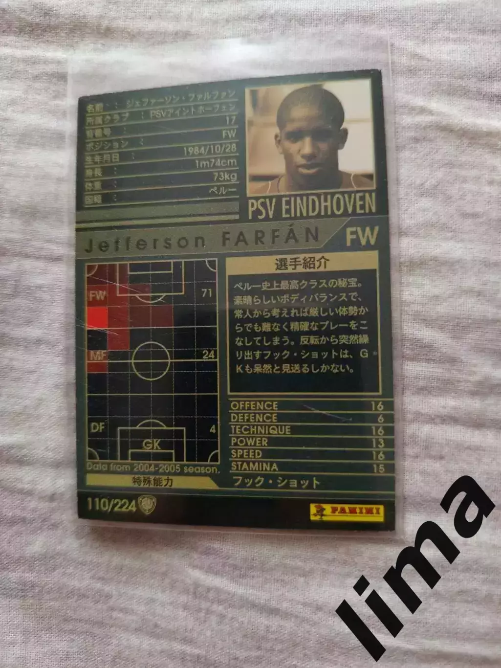 Календарик ФК Локомотив Джефферсон Фарван Эйндховен 1