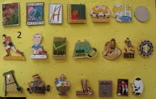 Значки Франция. Спорт - Регби. Набор 20 шт. одним лотом ( 2 ) 