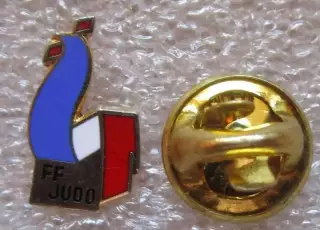 Дзюдо. Французская федерация Дзюдо. Эмаль.