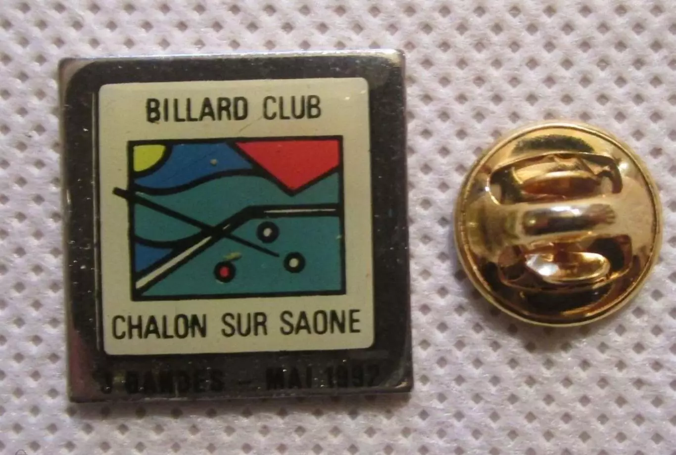 Значки Франция. Спорт - Бильярд. 8