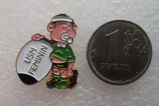 Значки Франция. Спорт - Регби. Женское регби USM FEMININ.