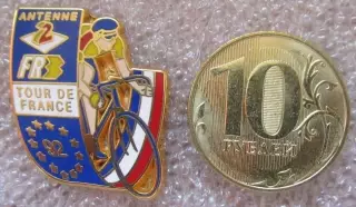 Значки Франция. Велоспорт - Тур де Франс ( Эмаль.)
