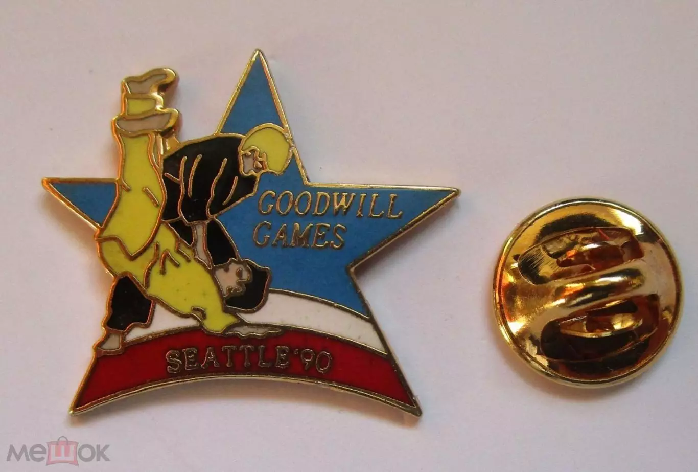 начки. Спорт. Дзюдо. Игры Доброй Воли в Сиэтле 1990 США ( Эмаль )