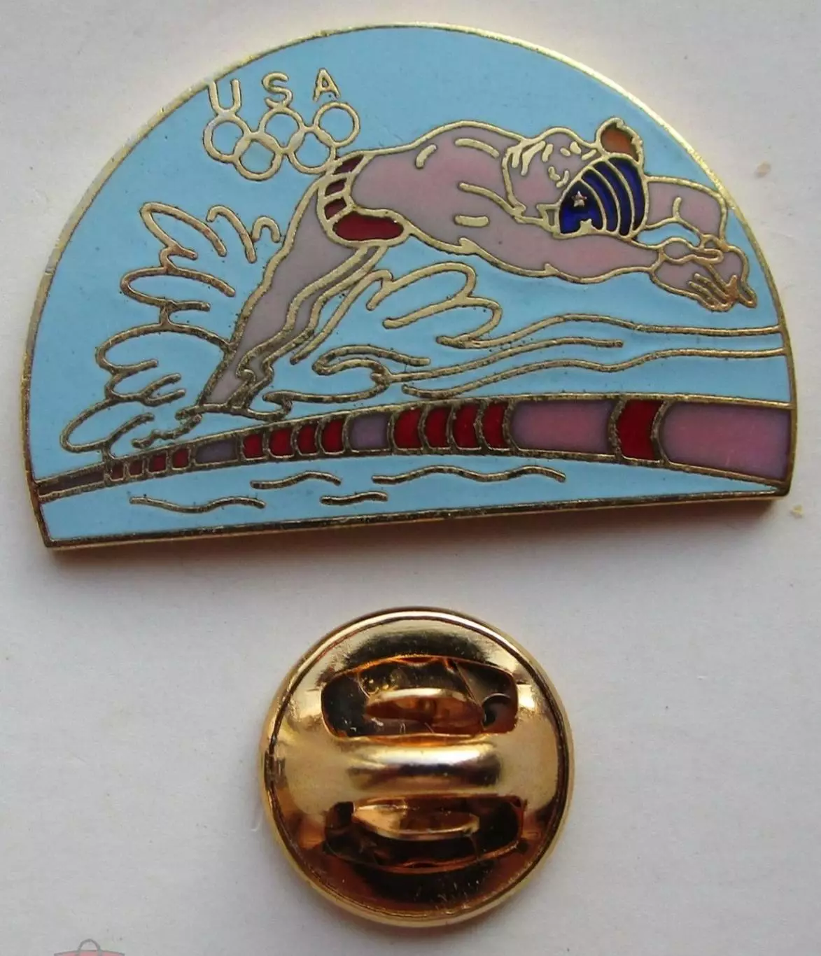 Значки. Спорт. США. Плавание ( Эмаль )