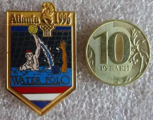 Значки. Спорт. Водное поло. Олимпийские игры Атланта - 1996 США ( Эмаль )