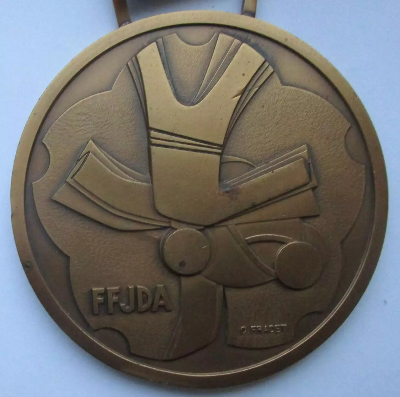 Бронзовая медаль за 3-е место межрег. чемпионата Франции по дзюдо среди женщин 2