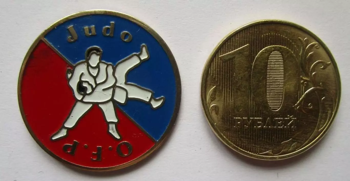 Значки Франция. Спорт - Дзюдо. Французский клуб (Judo OFP)