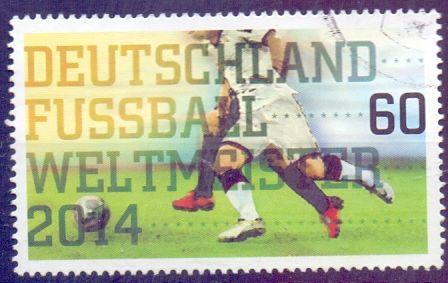 Германия 2014 ,ЧМ мира по футболу в Бразилии - 2014 , Гаш. ( с конвертов )