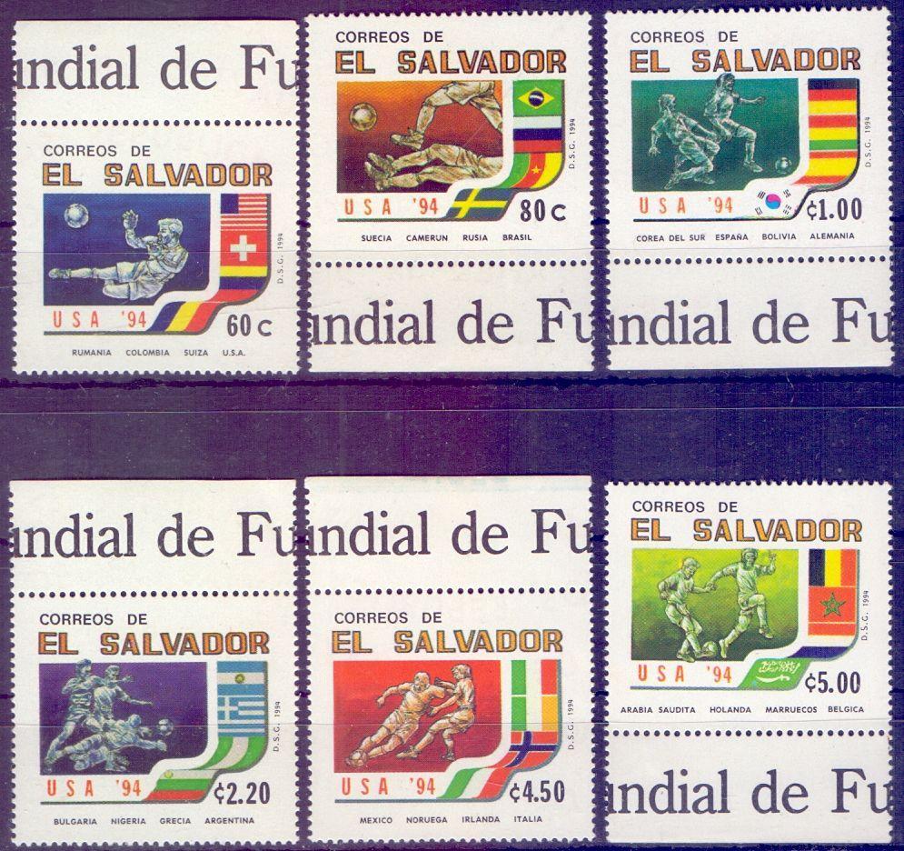 Сальвадор 1994, Футбол - ЧМ по футболу в США. MNH.
