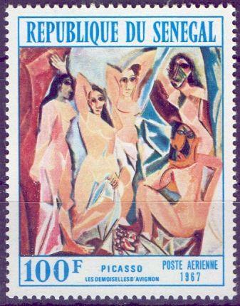 Сенегал 1967, Живопись - Пабло Пикассо ( Михель № 360, 4 МЕ ) MNH.